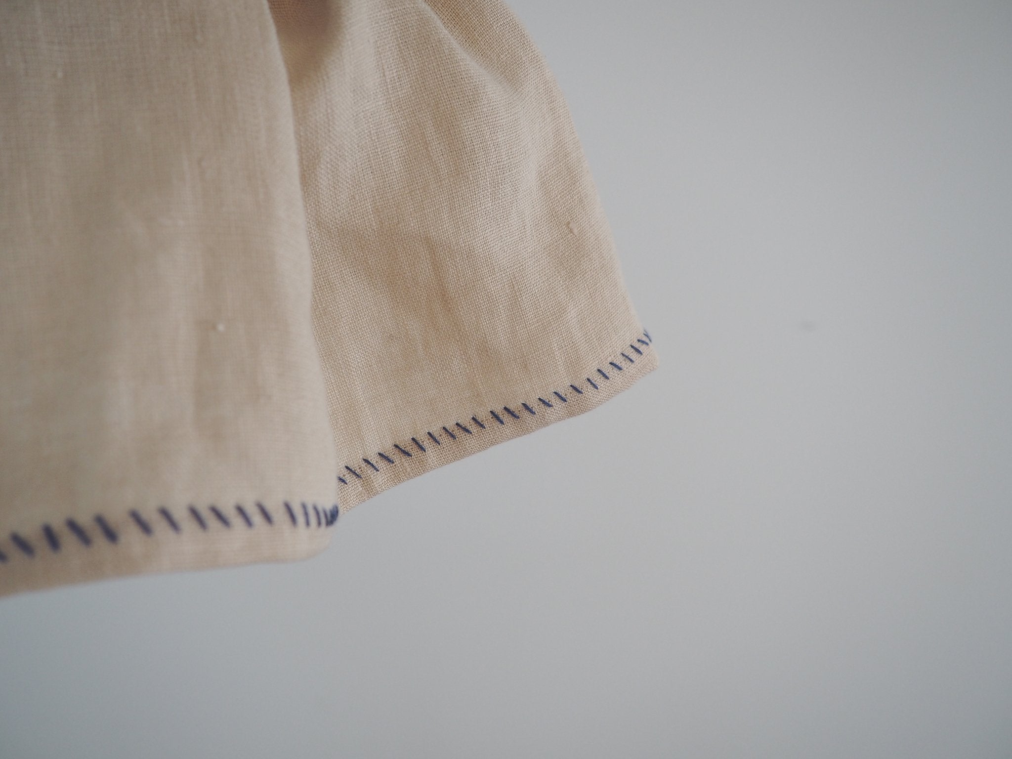 Cloud Lampshade with Embroidered Hem